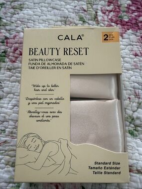 CALA Beauty Reset Satin Pillowcase Pair - Champagne